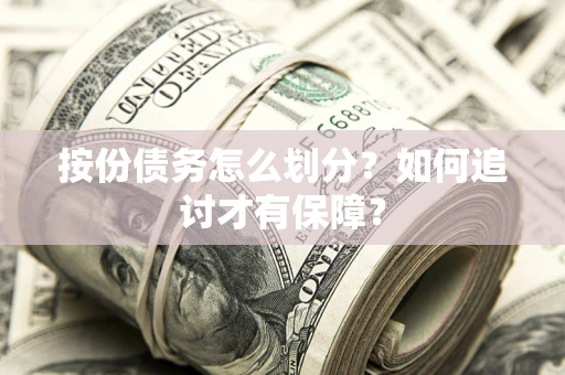 武汉按份债务怎么划分？如何追讨才有保障？