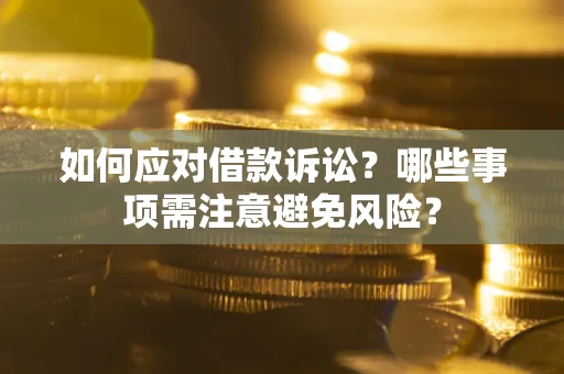 武汉如何应对借款诉讼？哪些事项需注意避免风险？