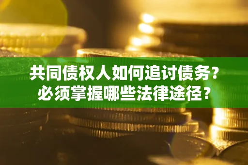 武汉共同债权人如何追讨债务？必须掌握哪些法律途径？