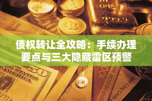 武汉债权转让全攻略：手续办理要点与三大隐藏雷区预警