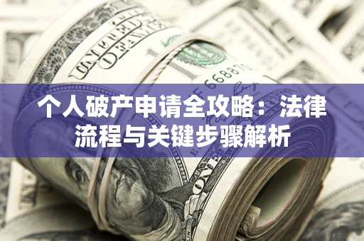 武汉个人破产申请全攻略：法律流程与关键步骤解析