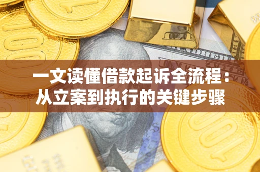 武汉一文读懂借款起诉全流程：从立案到执行的关键步骤