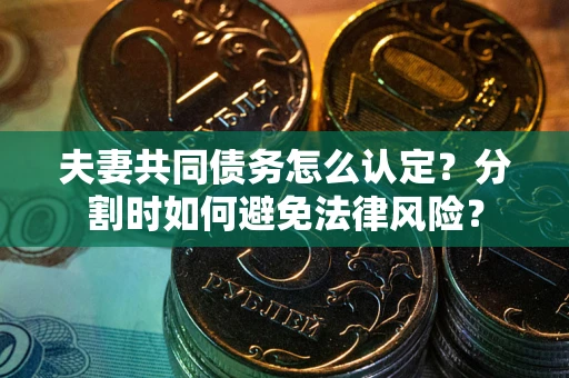 武汉夫妻共同债务怎么认定？分割时如何避免法律风险？